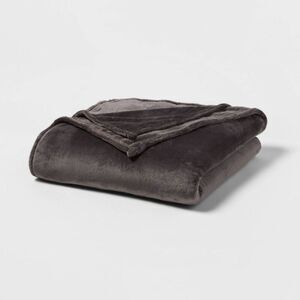 Threshold - Full/Queen Microplush Bed Blanket Hot Coffee - Thr Hot Coffee